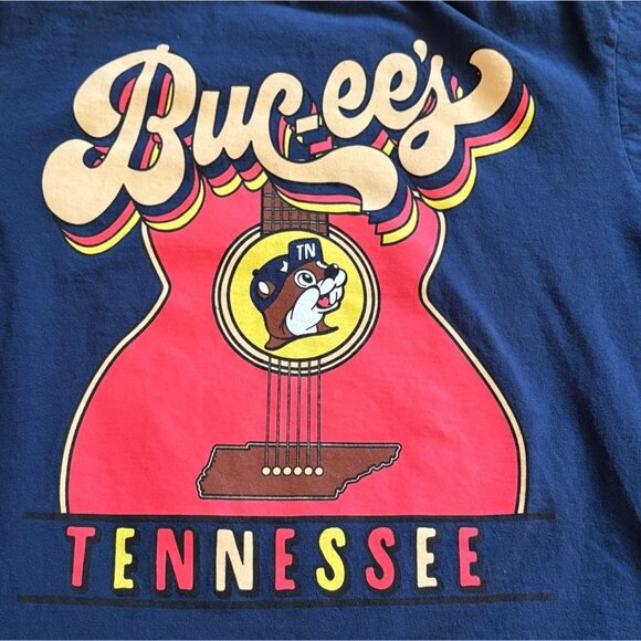 Buc-ee's Tennessee Youth Graphic Print T-Shirt-Navy Blue-YL-GUC - Picture 5 of 5